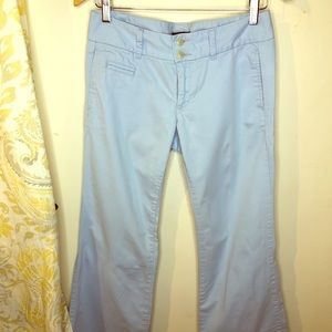 Gap light blue pants size 2 wide leg